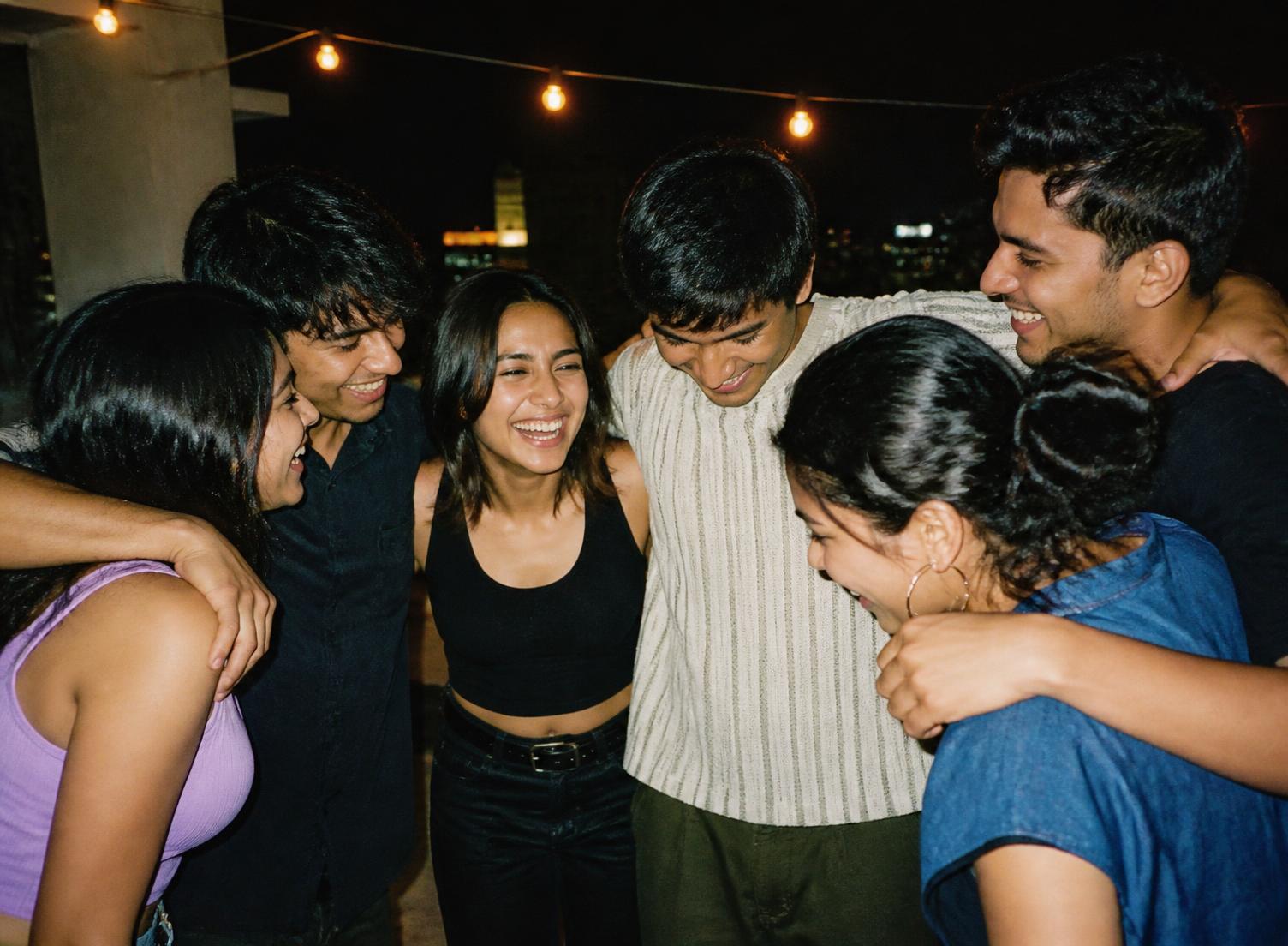 Students networking across campuses