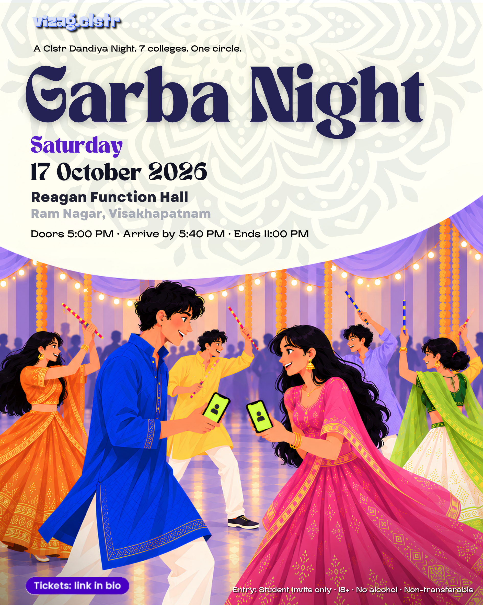 Clstr Vizag's Garba Night